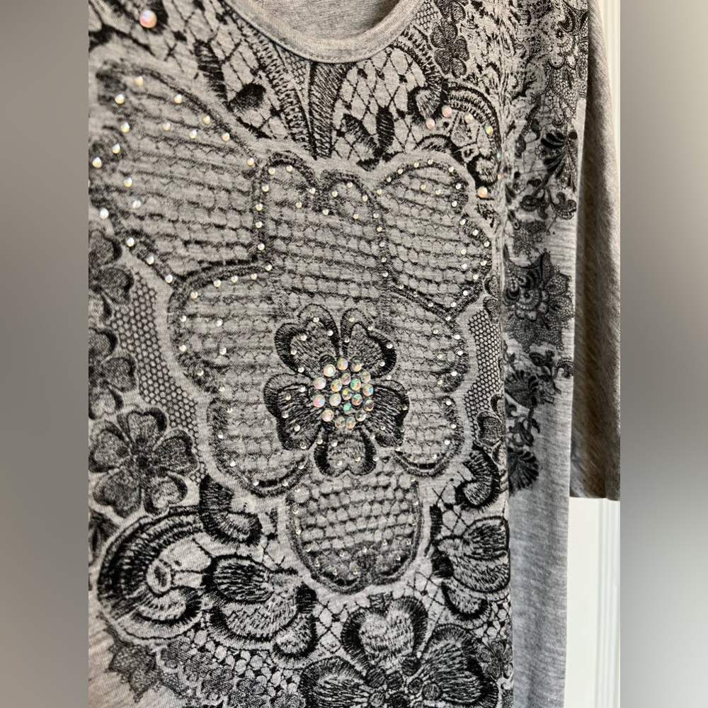 Embellished Tunic Tank Top